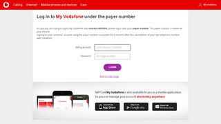 
                            5. My Vodafone | Internet Self Care - Vodafone.cz
