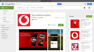 
                            3. My Vodafone (Qatar) - Apps on Google Play
