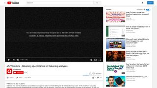 
                            11. My Vodafone - Rekening specificaties en Rekening analyses - YouTube