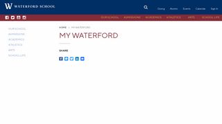 
                            2. My Waterford | The Waterford School