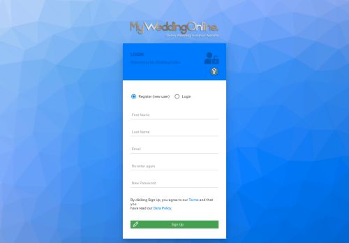 
                            1. My Wedding Online Login