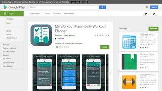 
                            7. My Workout Plan - Daily Workout Planner – Apps bei Google Play