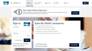 
                            5. My World Mastercard® - Manage your account - Comenity