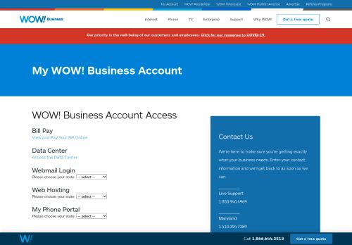 
                            11. My WOW! Account Access Portal Login | WOW! Business