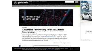 
                            6. My Xperia: Kostenlose Fernwartung für Sonys Android-Smartphones ...