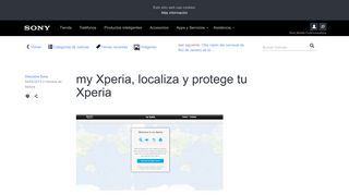 
                            3. my Xperia, localiza y protege tu Xperia - Sony Mobile Blog
