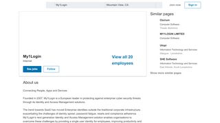 
                            2. My1Login | LinkedIn