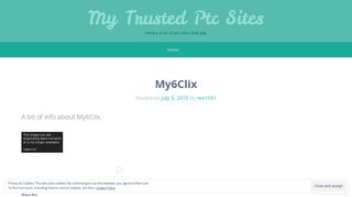 
                            9. My6Clix – My Trusted Ptc Sites