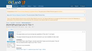 
                            8. [MyAAC][Plugin] login.php for Tibia 11 | OTLand