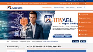 
                            3. myABL Personal Internet Banking - Allied Bank Limited