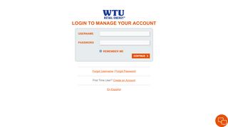 
                            7. MyAccount: Login To Your Account - WTU Retail Energy