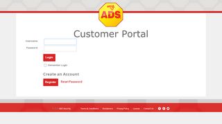 
                            9. MyADS Login Page