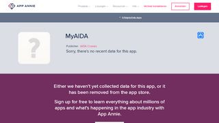 
                            10. MyAIDA App-Ranking und Store-Daten | App Annie