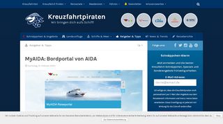 
                            13. MyAIDA: Persönliches Bordportal von AIDA - Kreuzfahrtpiraten