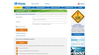 
                            4. myAllstate Log In l Allstate Canada