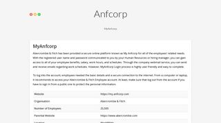 
                            4. MyAnfcorp - Anfcorp