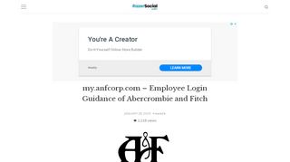 
                            5. my.anfcorp.com - Employee Login Guidance of Abercrombie and Fitch ...