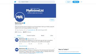 
                            12. MyAnimeList (@myanimelist) | Twitter