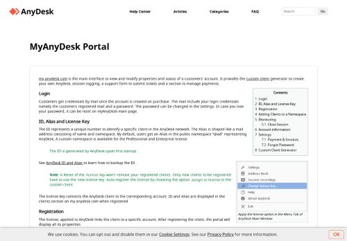 
                            3. MyAnyDesk Portal - AnyDesk Help Center