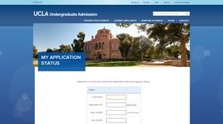 
                            1. myApplication Status - UCLA Undergraduate Admission