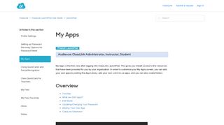 
                            9. MyApps – ClassLink