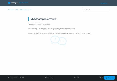 
                            7. MyAshampoo Account – Ashampoo