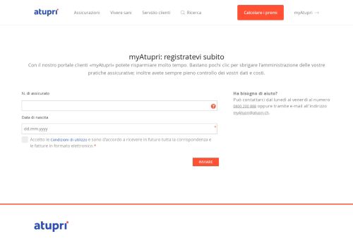 
                            6. myAtupri registrazione | Drupal