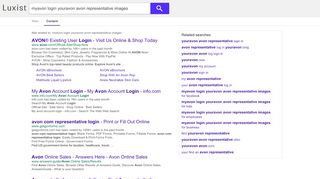 
                            12. myavon login youravon avon representative images - Luxist - Content ...