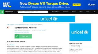 
                            11. MyBackup for Android - Free download and software reviews ...