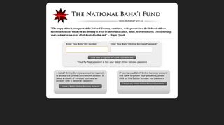 
                            2. My.Bahai.us Secure Login - Bahá'í Fund