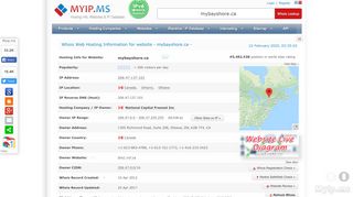 
                            10. Mybayshore.ca - Server IP 206.47.137.101, Canada - Myip.ms