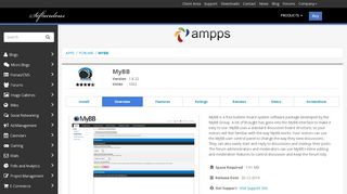 
                            13. MyBB - Ampps