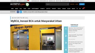 
                            5. MyBCA, Inovasi BCA untuk Masyarakat Urban - Kompas.com