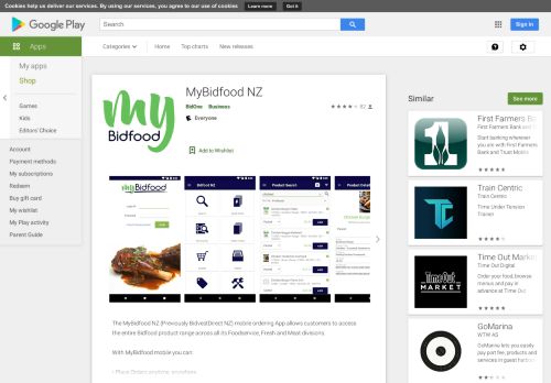 
                            10. MyBidfood NZ - Apps on Google Play