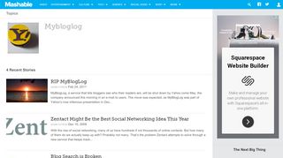 
                            8. mybloglog - Mashable