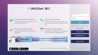 
                            8. MyBMGChart - Buffalo Medical Group Login Page