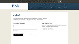 
                            6. myBoD Account: BoD - Books on Demand GmbH