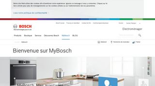 
                            3. MyBosch – Enregistrement de produit personnel pour les appareils ...