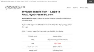 
                            6. mybpcreditcard login – Login to www.mybpcreditcard.com ...