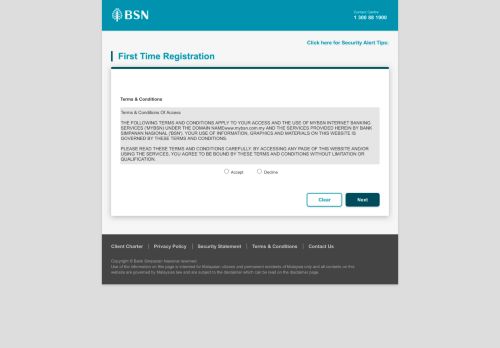 
                            11. myBSN - First Time Registration - Bank Simpanan Nasional