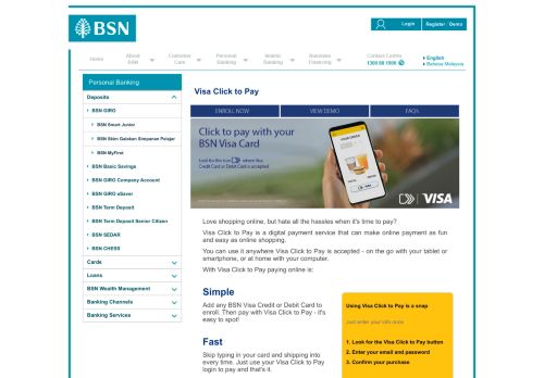 
                            10. myBSN : VISA CHECKOUT - Eng