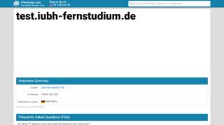 
                            9. myCampus: Log in to the site - test.iubh-fernstudium.de
