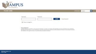 
                            7. MyCampus | Login