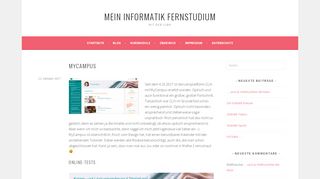 
                            11. MyCampus - Mein Wirtschaftsinformatik Fernstudium