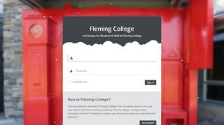 
                            5. myCampus Portal Login - for Students & Staff at Fleming College