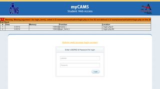 
                            8. myCAMS Login