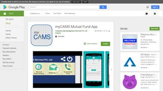 
                            9. myCAMS Mutual Fund App - Google Play पर ऐप्लिकेशन