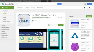 
                            2. myCAMS Mutual Fund App - Google Play のアプリ