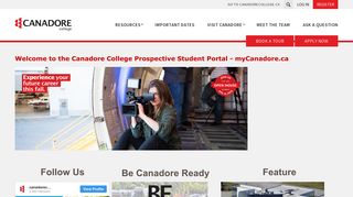 
                            6. myCanadore.ca Home - myCanadore.ca - Canadore College