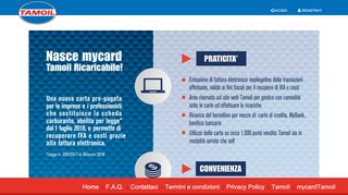 
                            7. mycard Tamoil Ricaricabile: Homepage